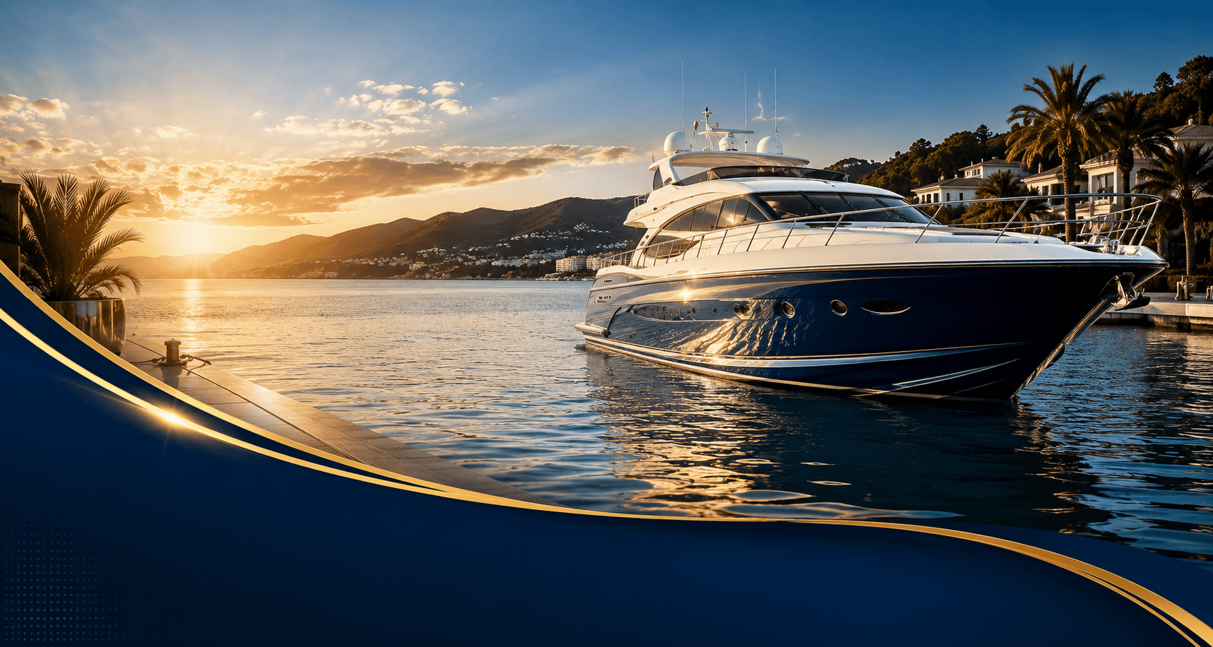 Boat dealership showroom with new boats on display